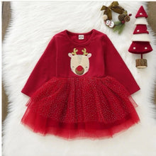 Load image into Gallery viewer, Reindeer Party Dress
