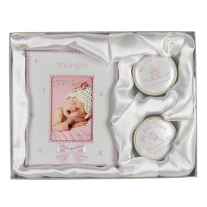 baby keepsake gift, newborn gift, first curl, first tooth, baby gift, it's a girl, 