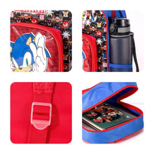 Load image into Gallery viewer, sonic the hedgehog, backpack, school bag, kids backpack, disney, character
