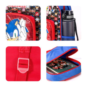 sonic the hedgehog, backpack, school bag, kids backpack, disney, character
