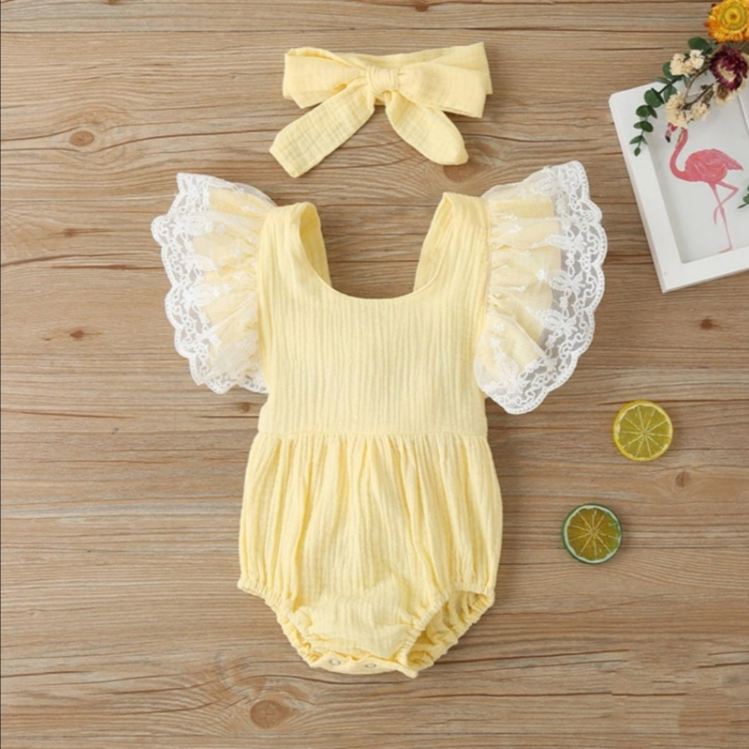 Summer Yellow Bodysuit