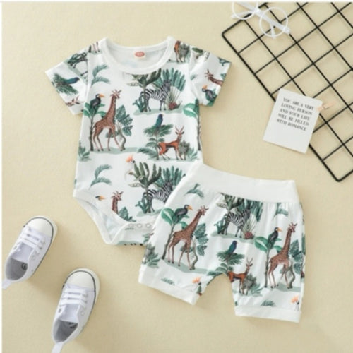 baby boy shorts set