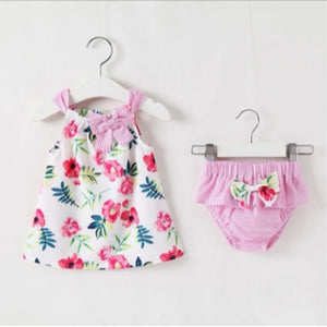 Pink Floral Dress