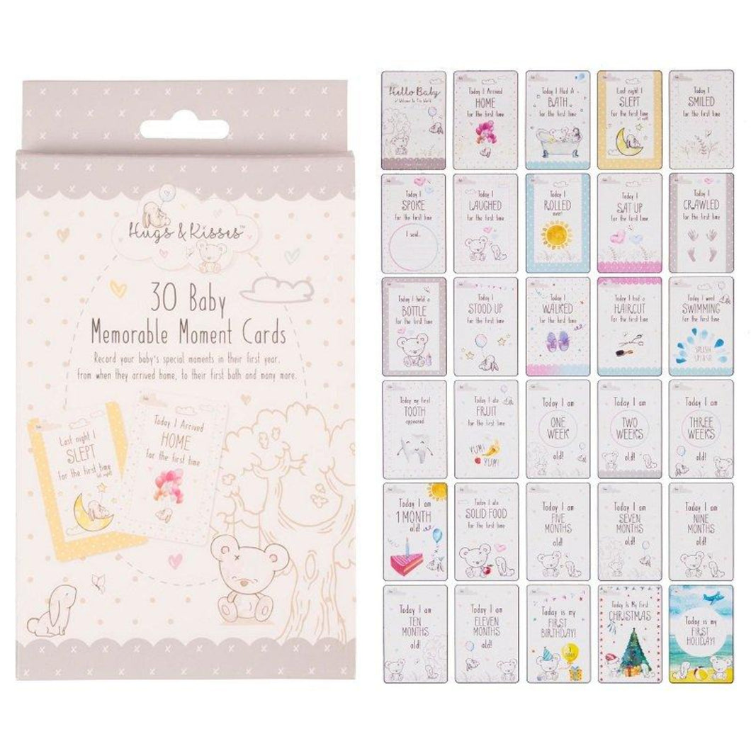 baby milestone cards