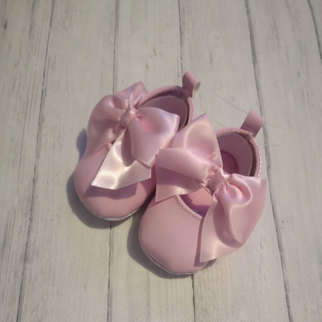 Pink Shiny PU Shoes