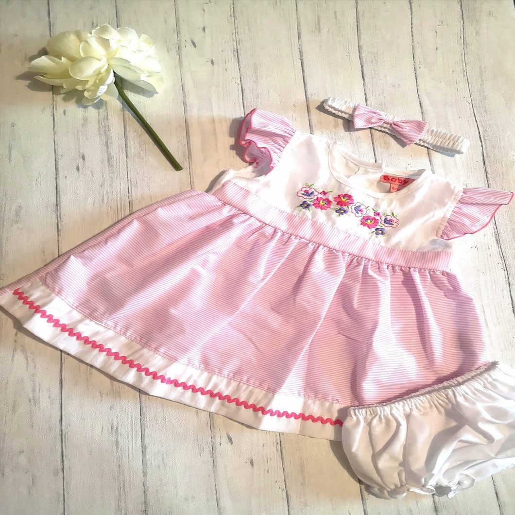 Pink Spanish Style Empire Dress