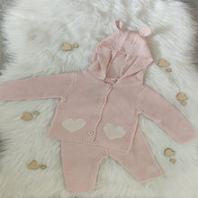Load image into Gallery viewer, baby knitwear, baby girl outift, newborn, baby shower gift, 
