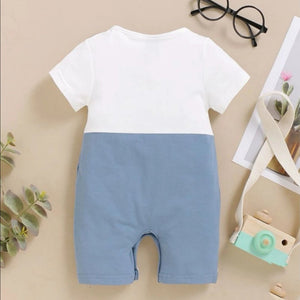 Striped Dungaree Set