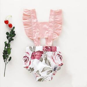 Ruffled Floral Bodysuit