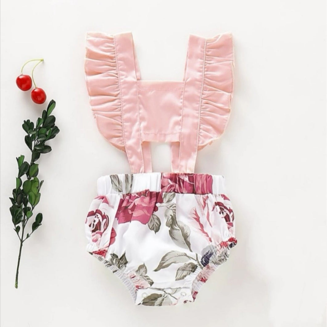 Ruffled Floral Bodysuit