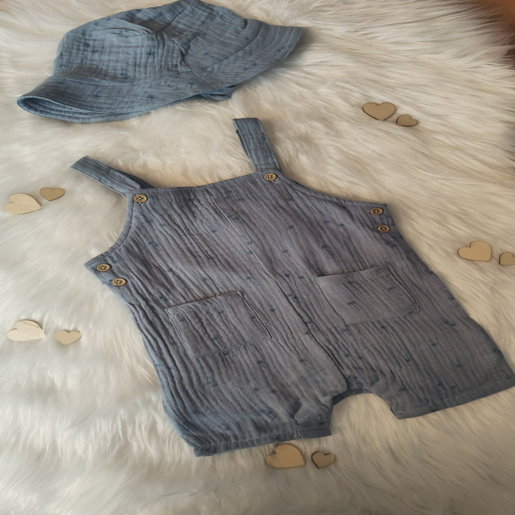 baby boy, baby summer outfit, romper, newborn, sunhat, baby shower, baby clothing