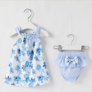 Blue Floral Dress