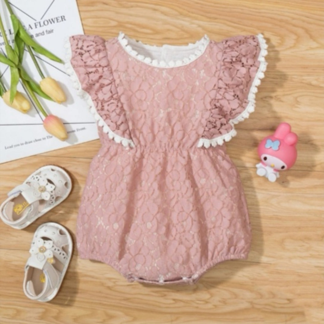 Pink Lace Bodysuit